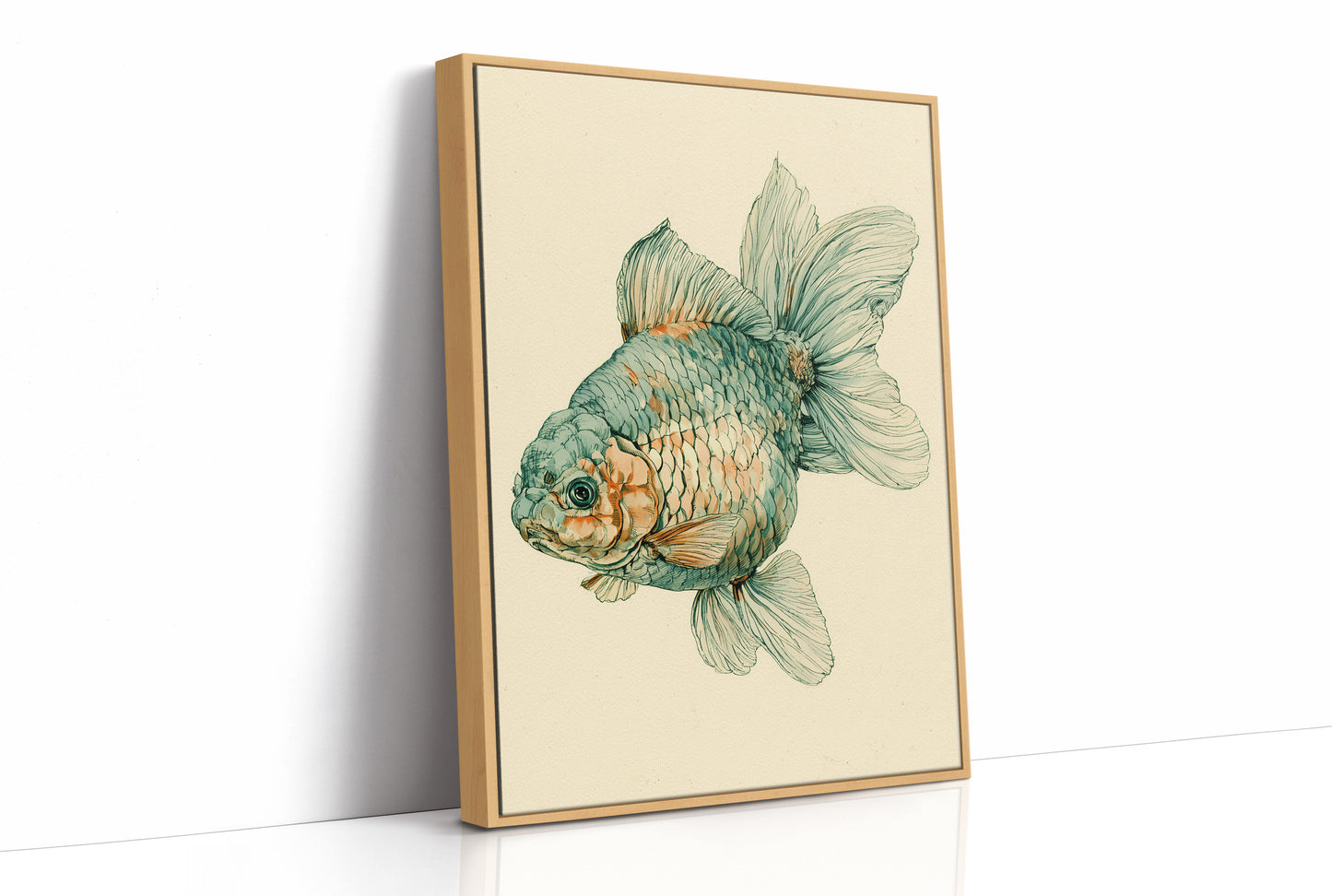 The Fancy One: Ornamental Goldfish Study