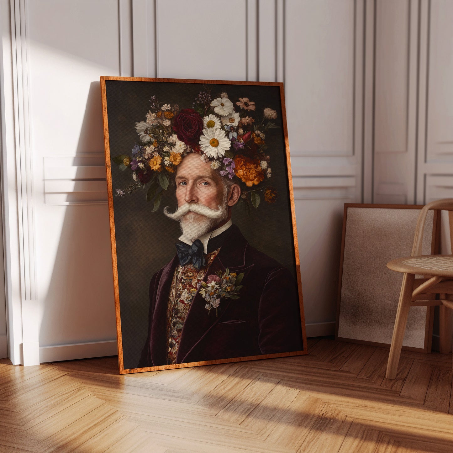 Velvet Gentleman in Wildflower Crown