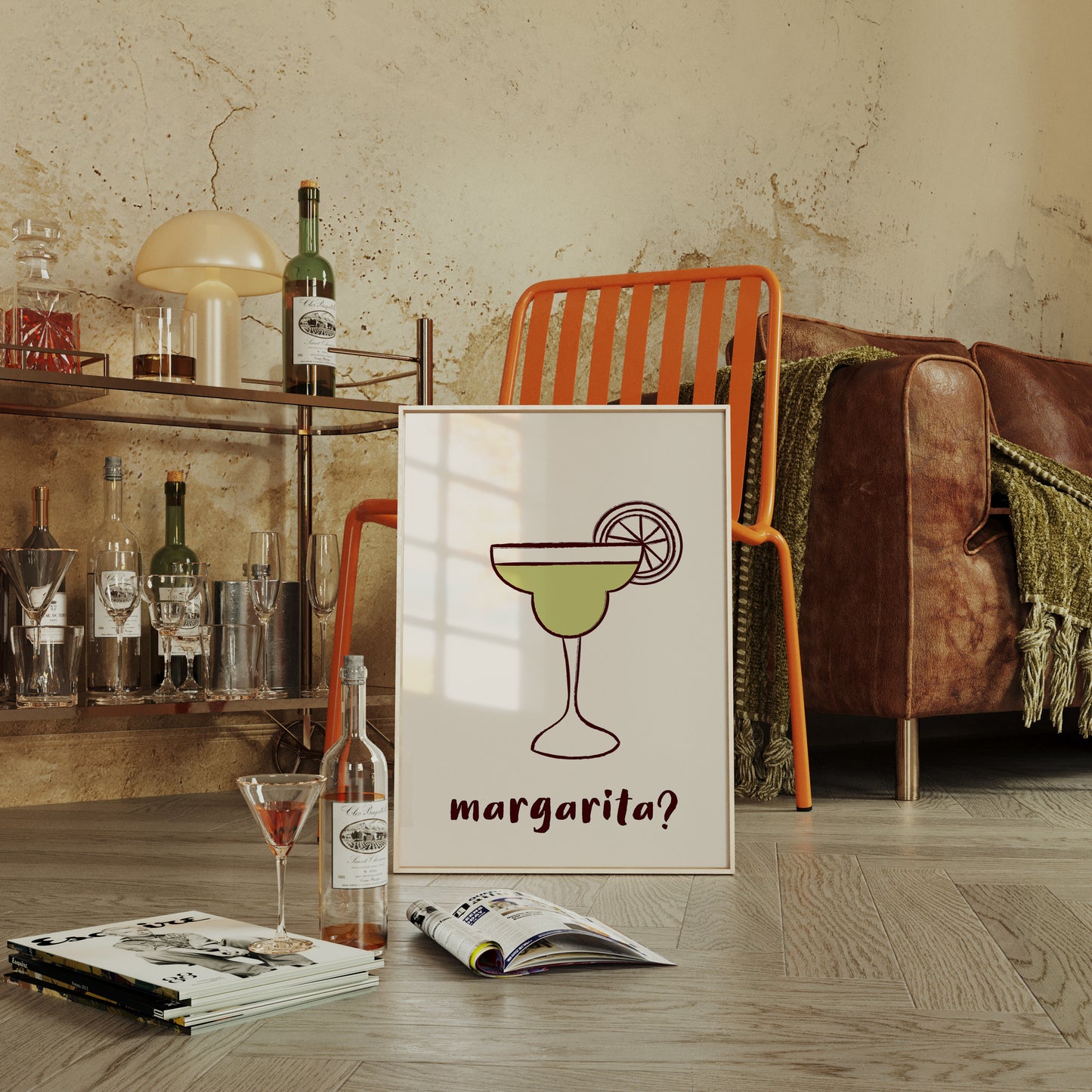 Lime Light Dances Through Glass