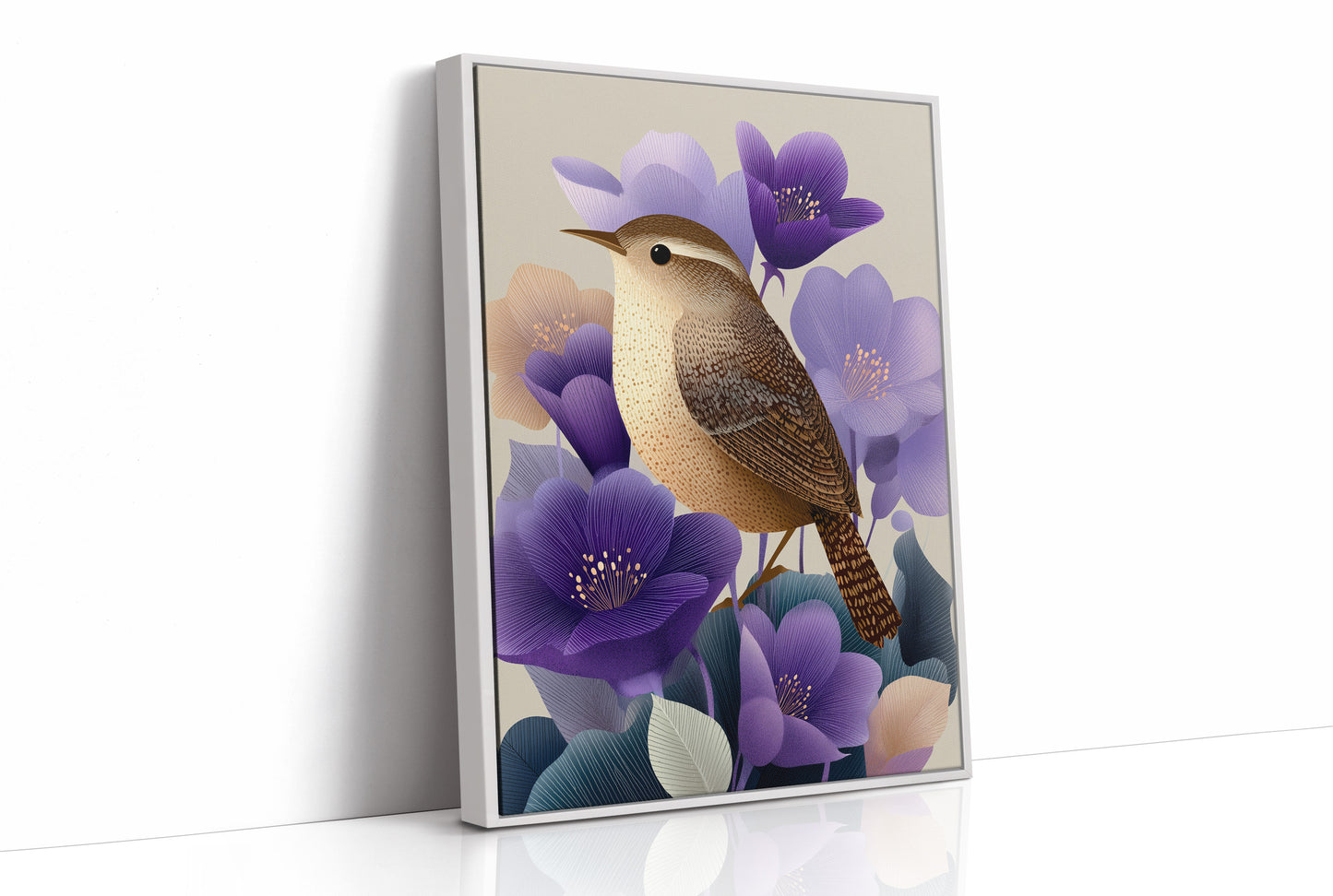 Small Bird, Excellent Taste in Flowers