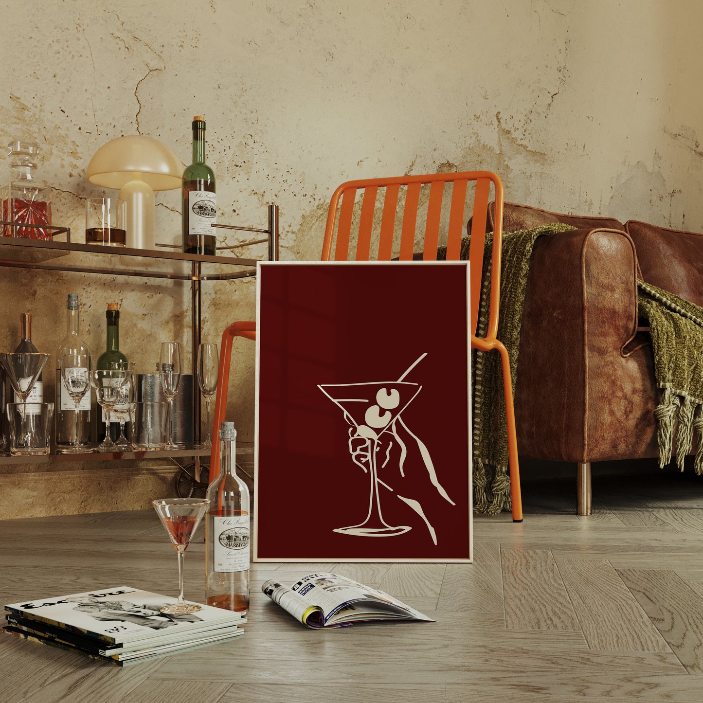 Martinis Dance On Burgundy Nights