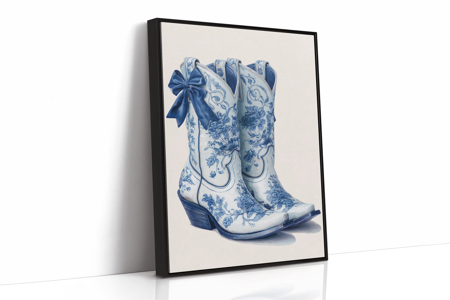 Wildflower Cowgirl Dreams - Blue Western Boots