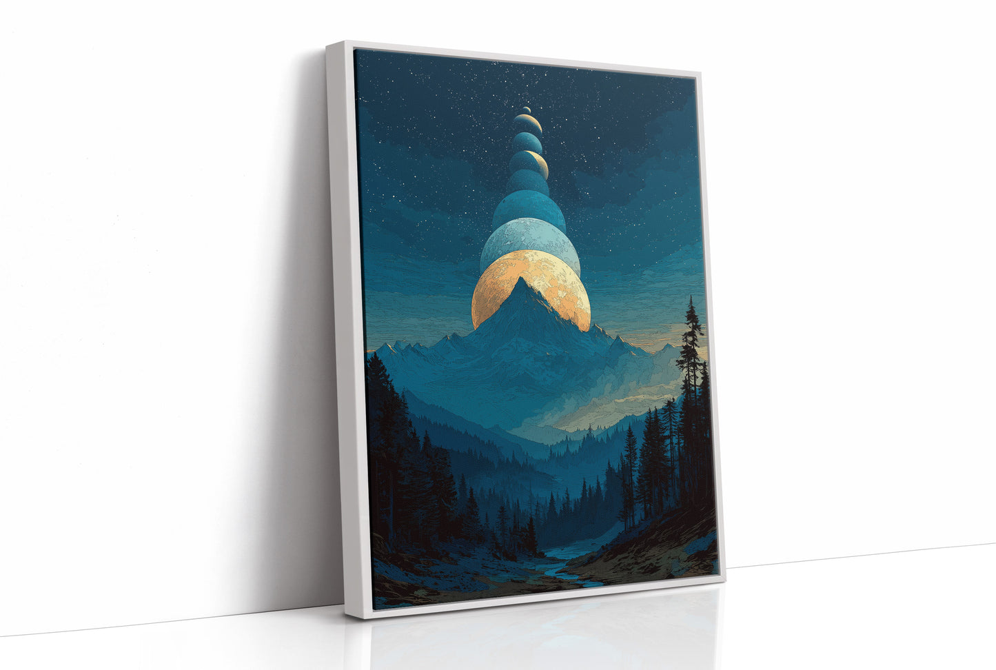 When the Moons Lined Up Over the Mountain