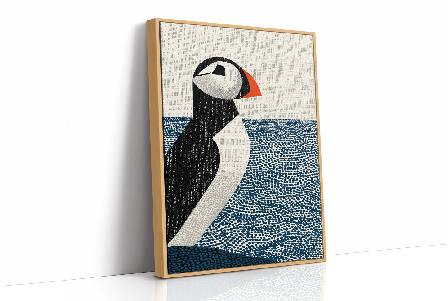 Puffin on the Horizon Line