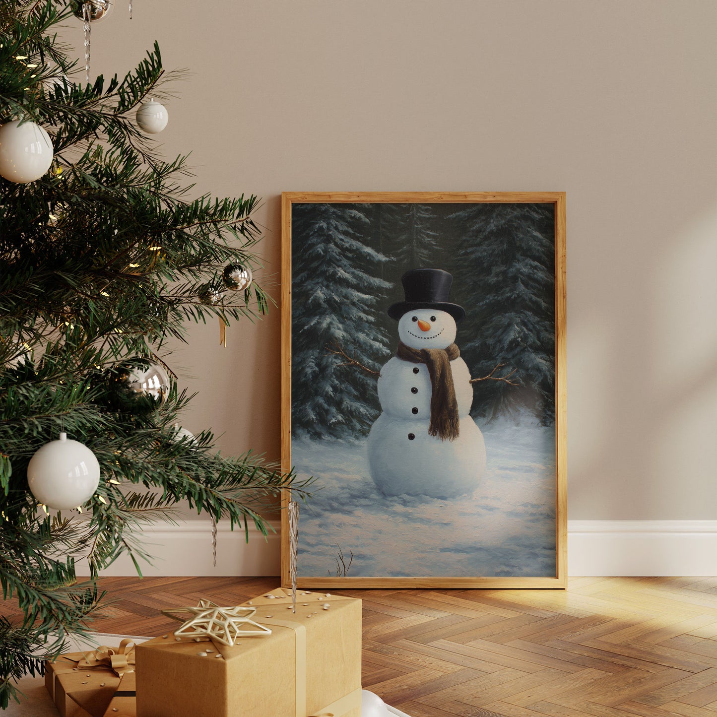 Frost Tales Among Pine Shadows