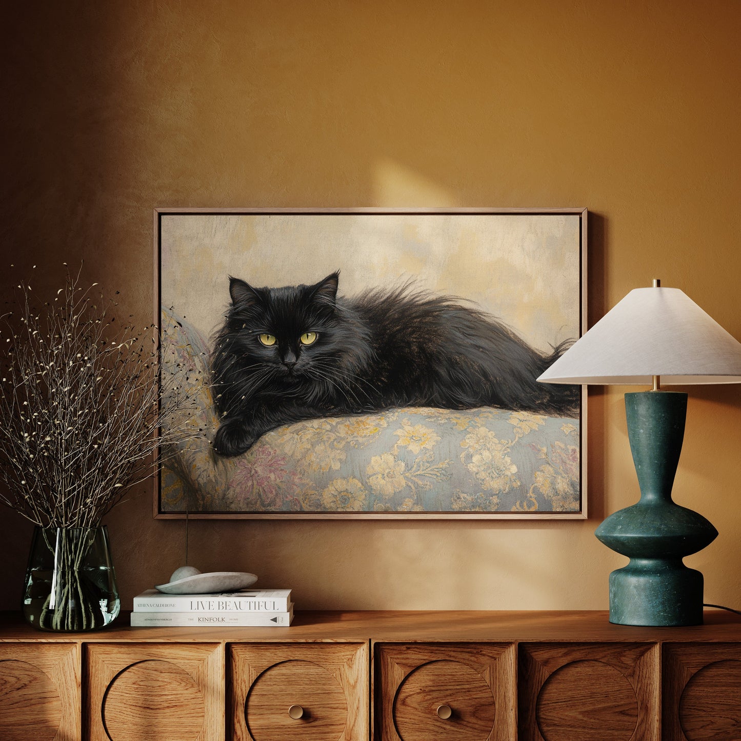 Amber Eyes On Vintage Blooms