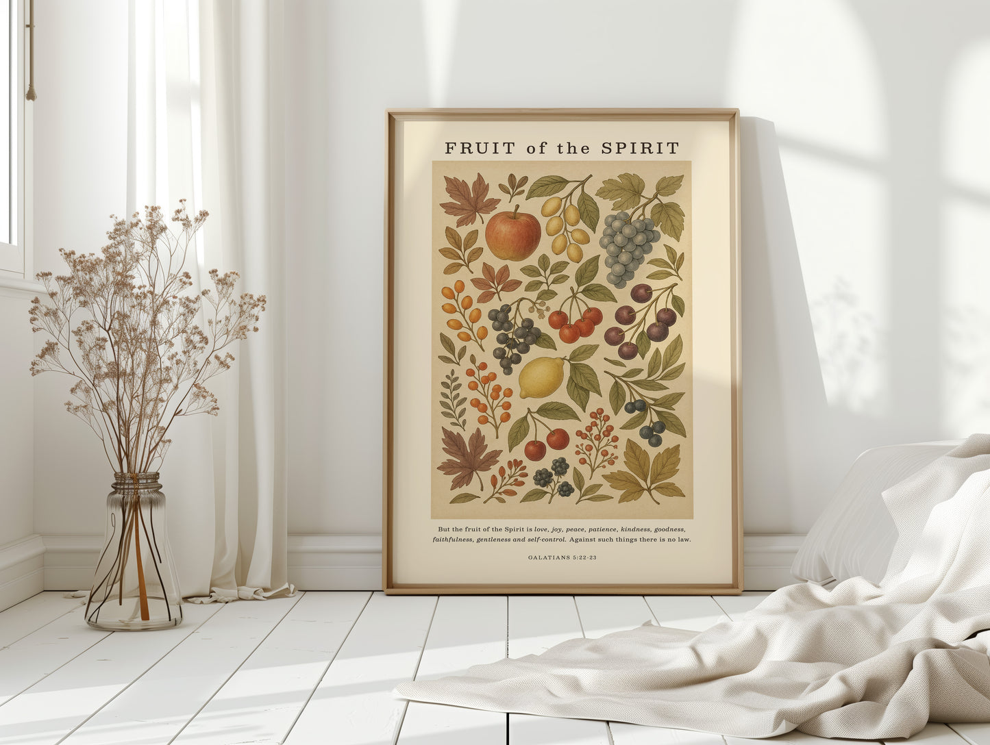 Fruit of the Spirit Botanical Print
