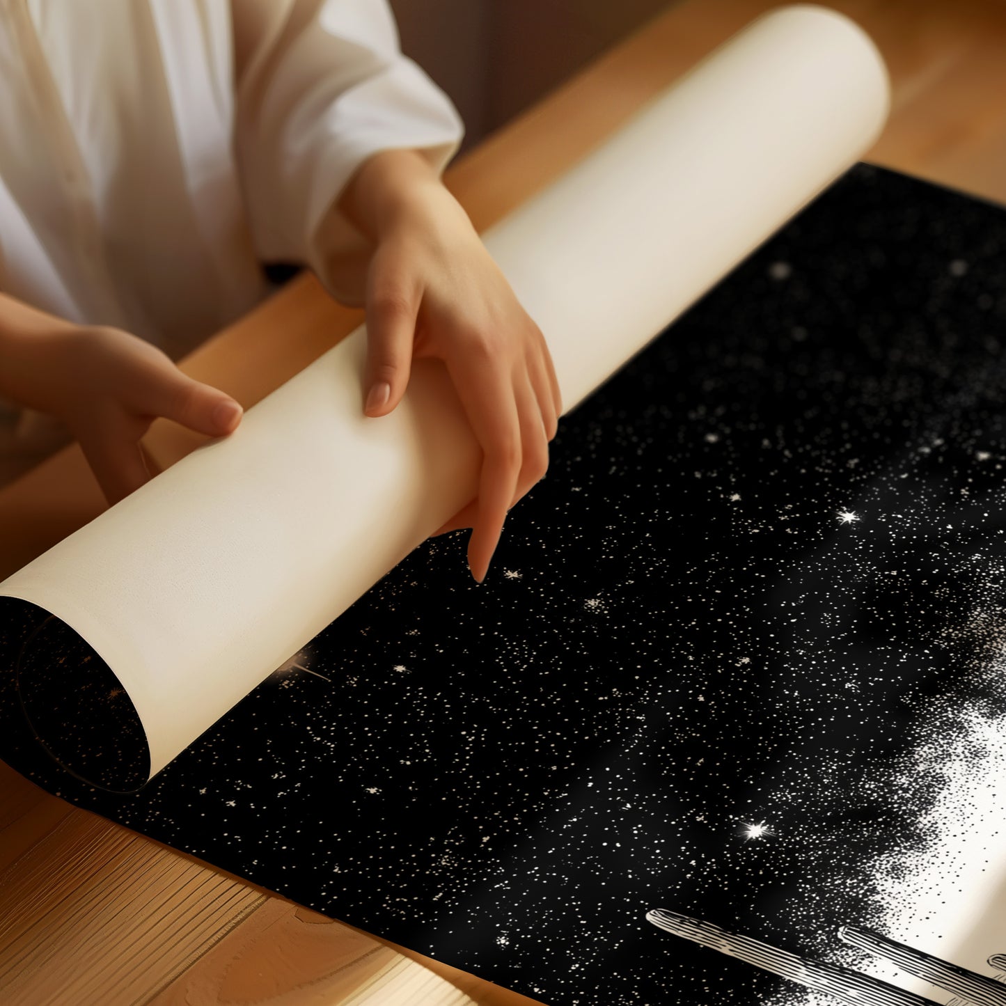 Saguaros Witness Midnight's Strange Light