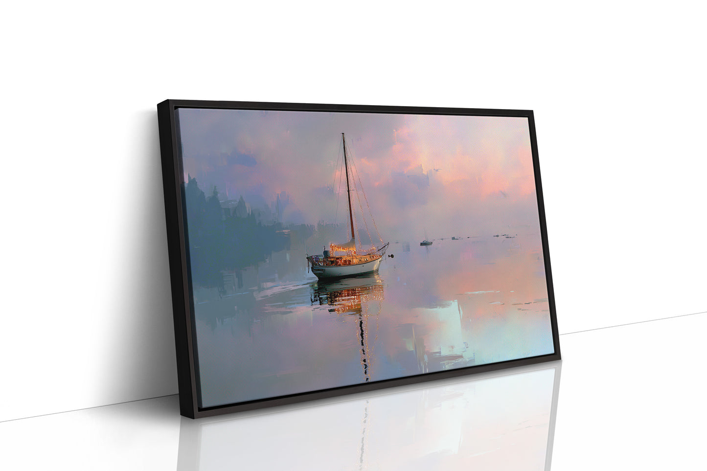 The Harbor Glows Before Dawn