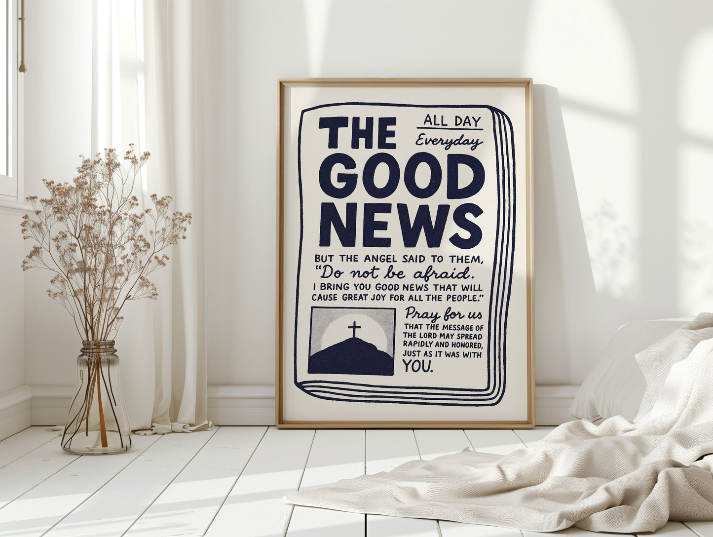 The Good News Everyday Scripture Print