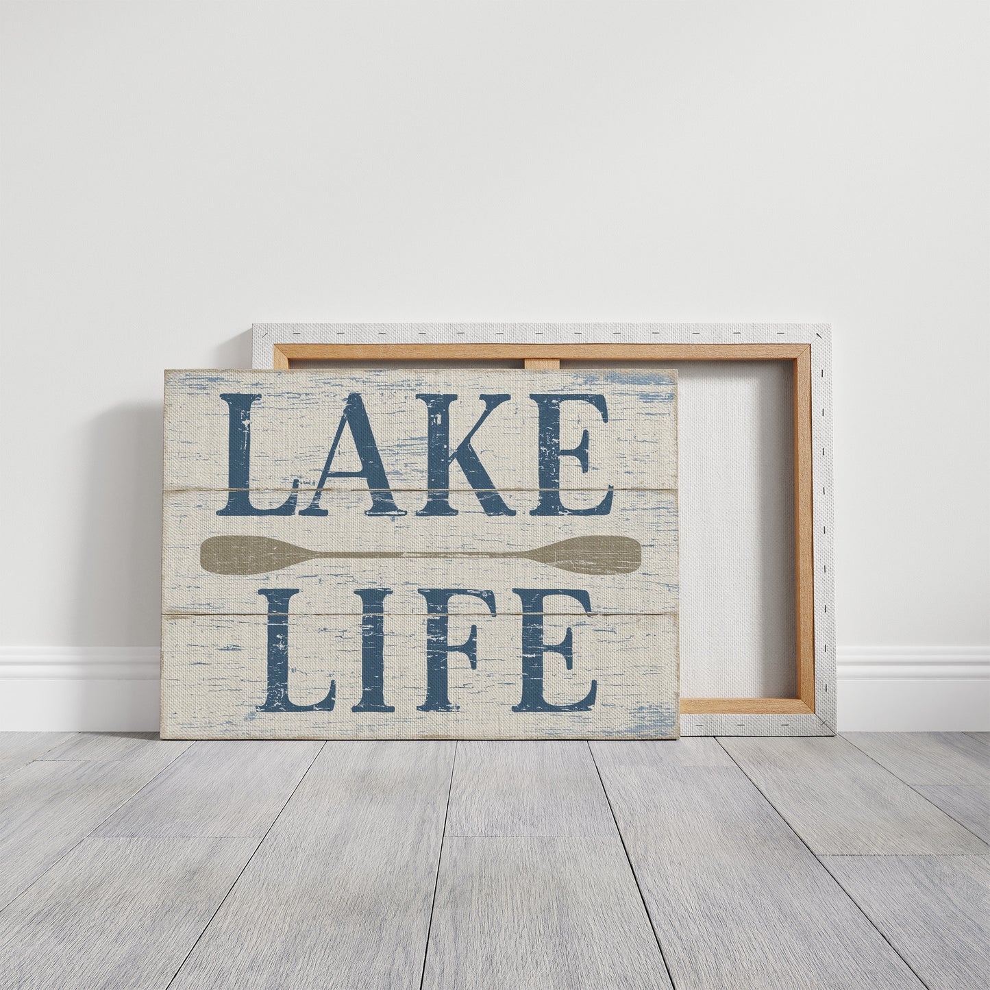 Lake Life, Weathered Sign