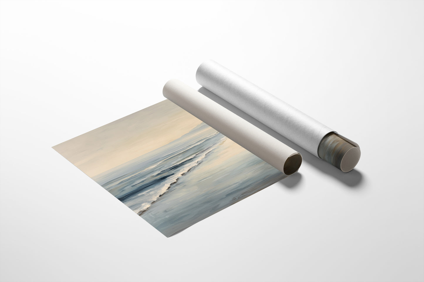 Dawn Breaks Along Silent Shores