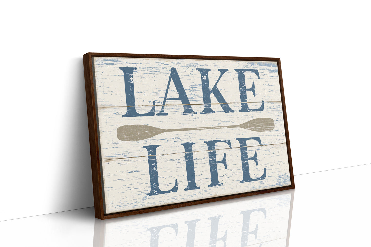 Lake Life, Weathered Sign