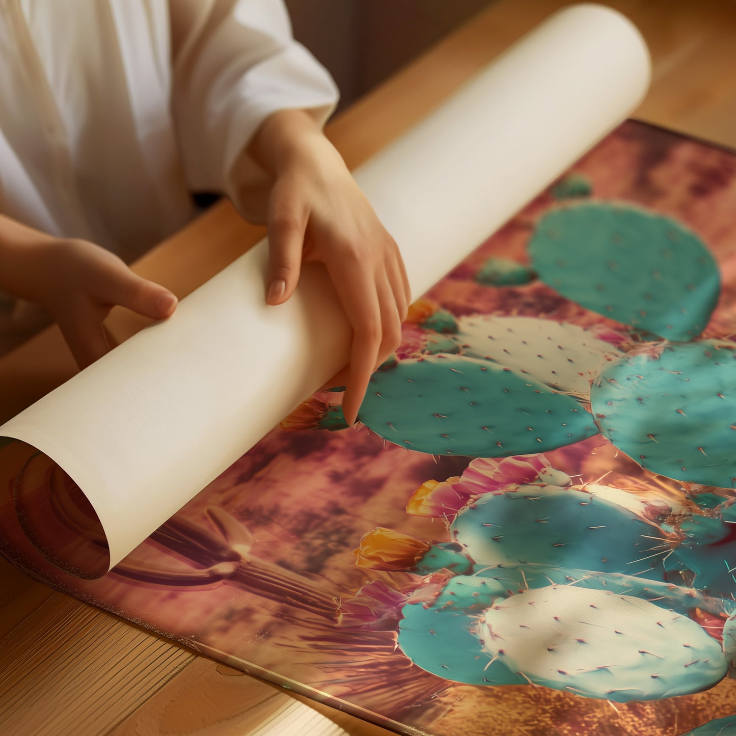 Turquoise Tales From Desert Dawn