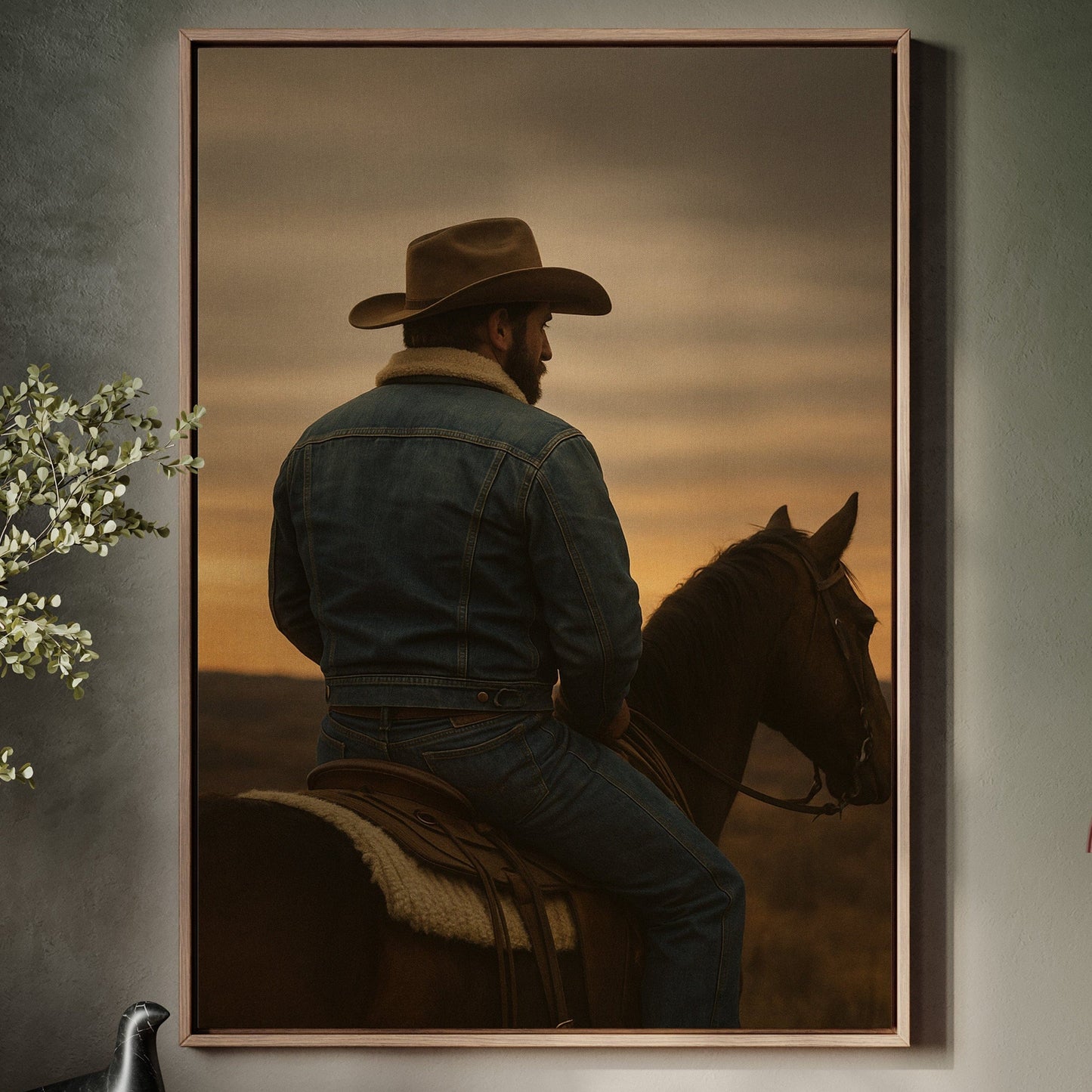 Cowboy at Dusk
