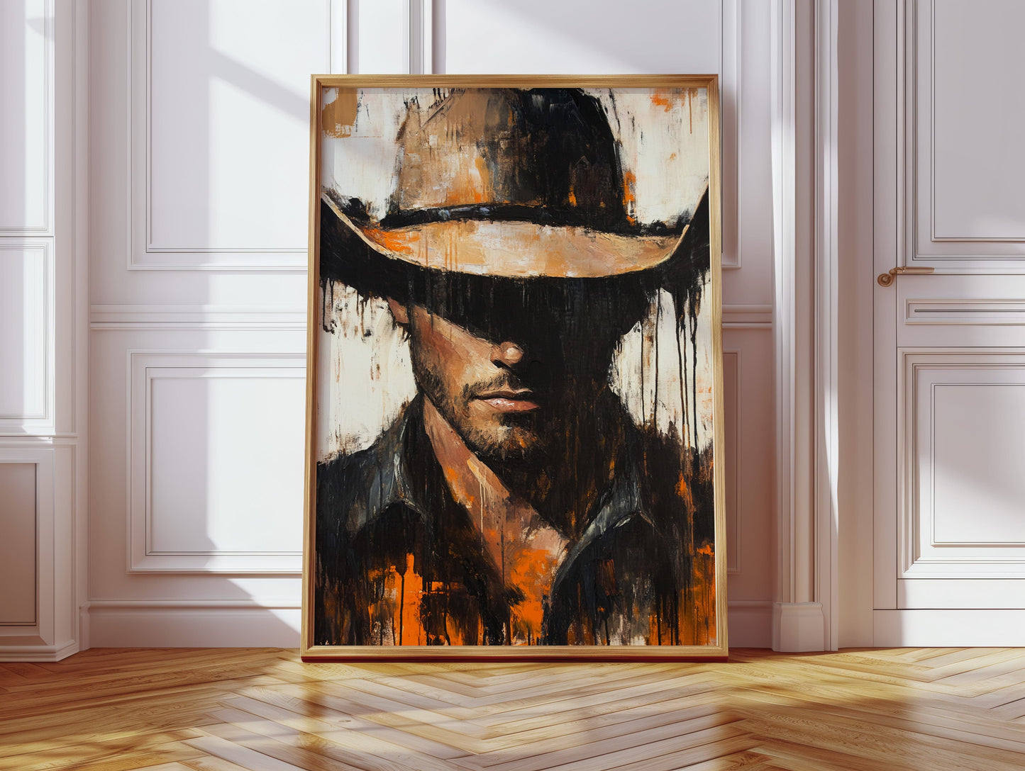 Shadowed Cowboy – Bold Western Expression