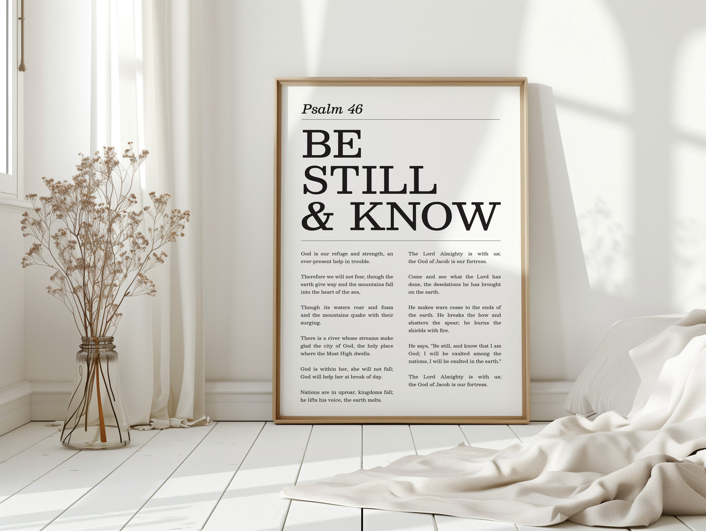 Be Still and Know Psalm 46