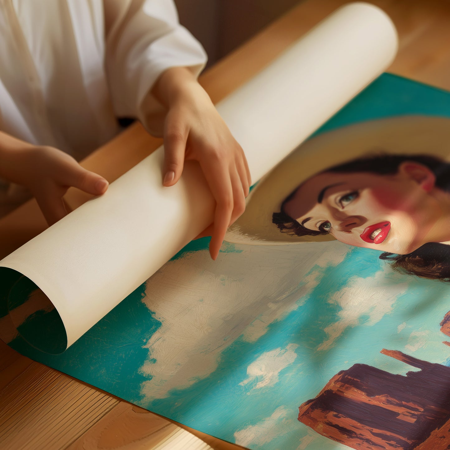 Red Gingham Meets Monument Valley