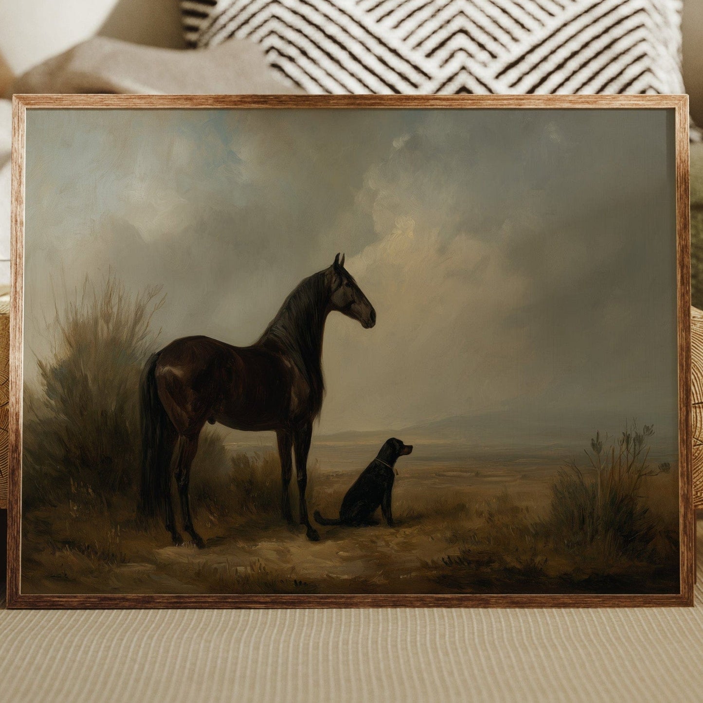 Noble Steed Shares Dawn With Friend