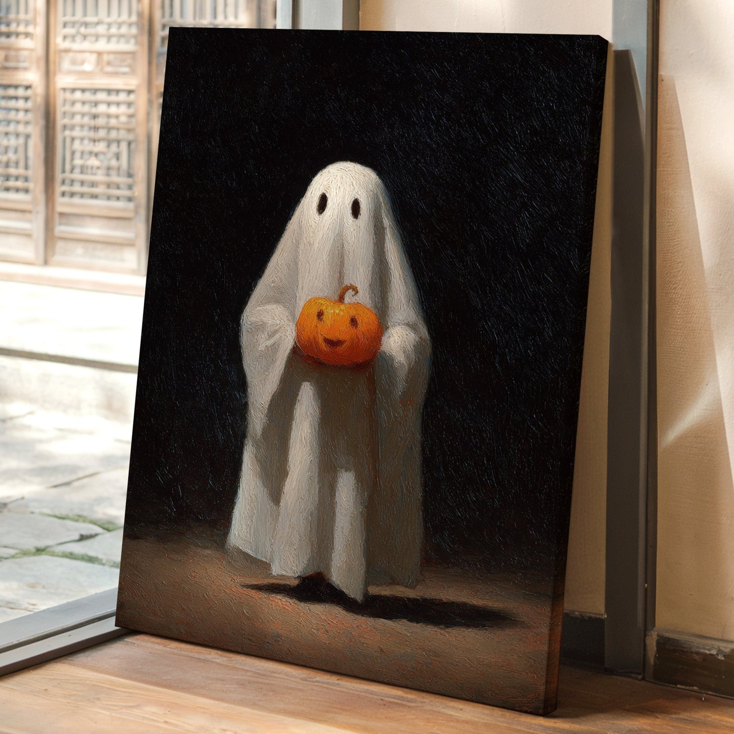 The Pumpkin's Gentle Embrace