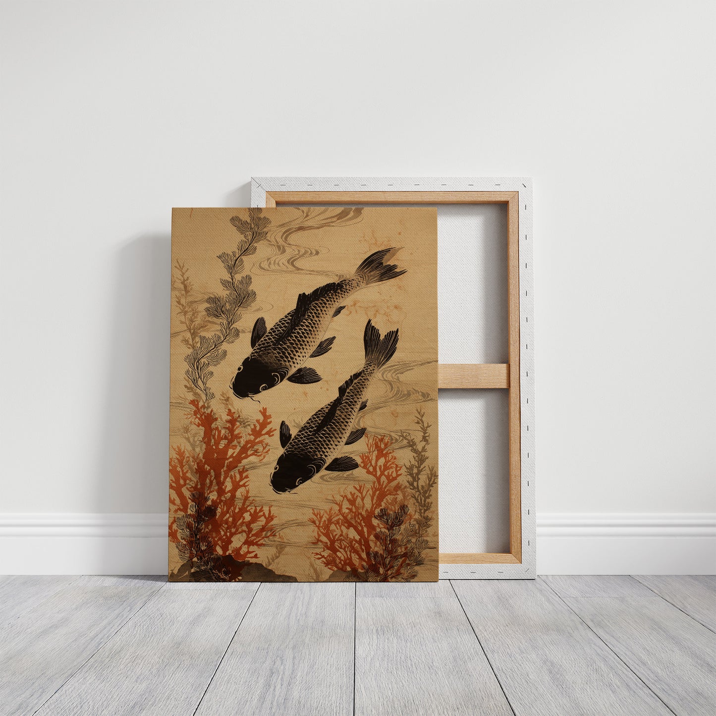 Koi Dance Through Coral Gardens