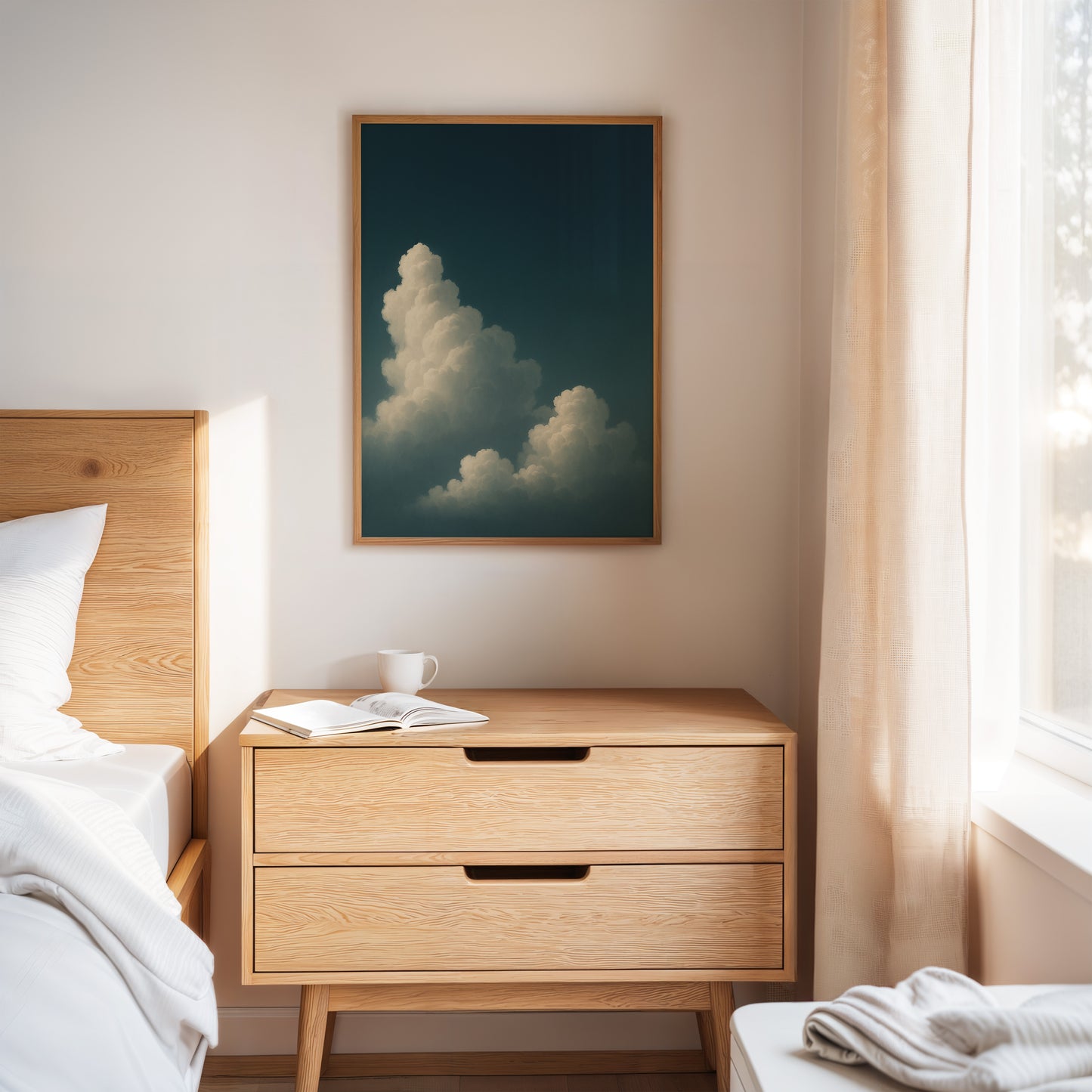 Pillars of Stillness in a Dark Sky