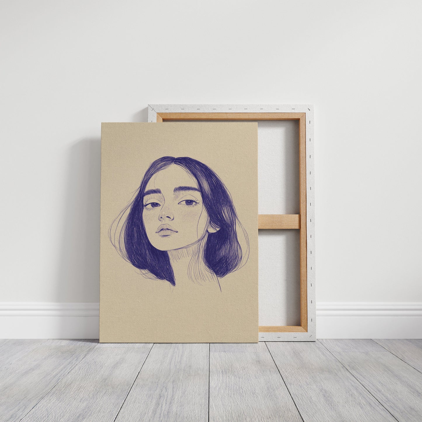 Indigo Lines Tell Silent Stories