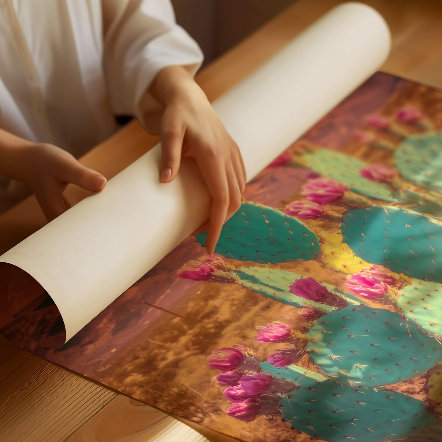 Desert Jewels Dance At Dusk