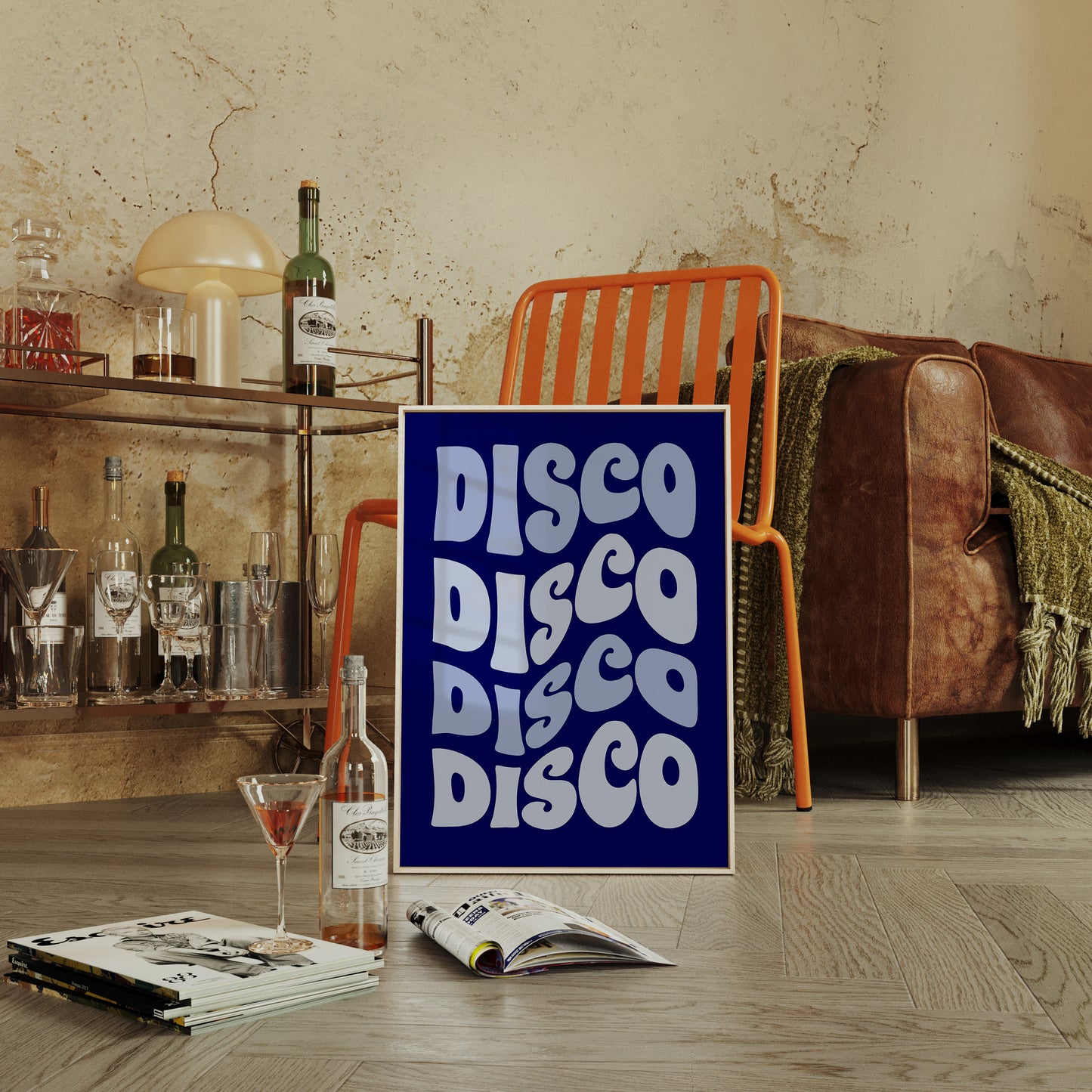 Midnight Grooves Dance Electric Blue