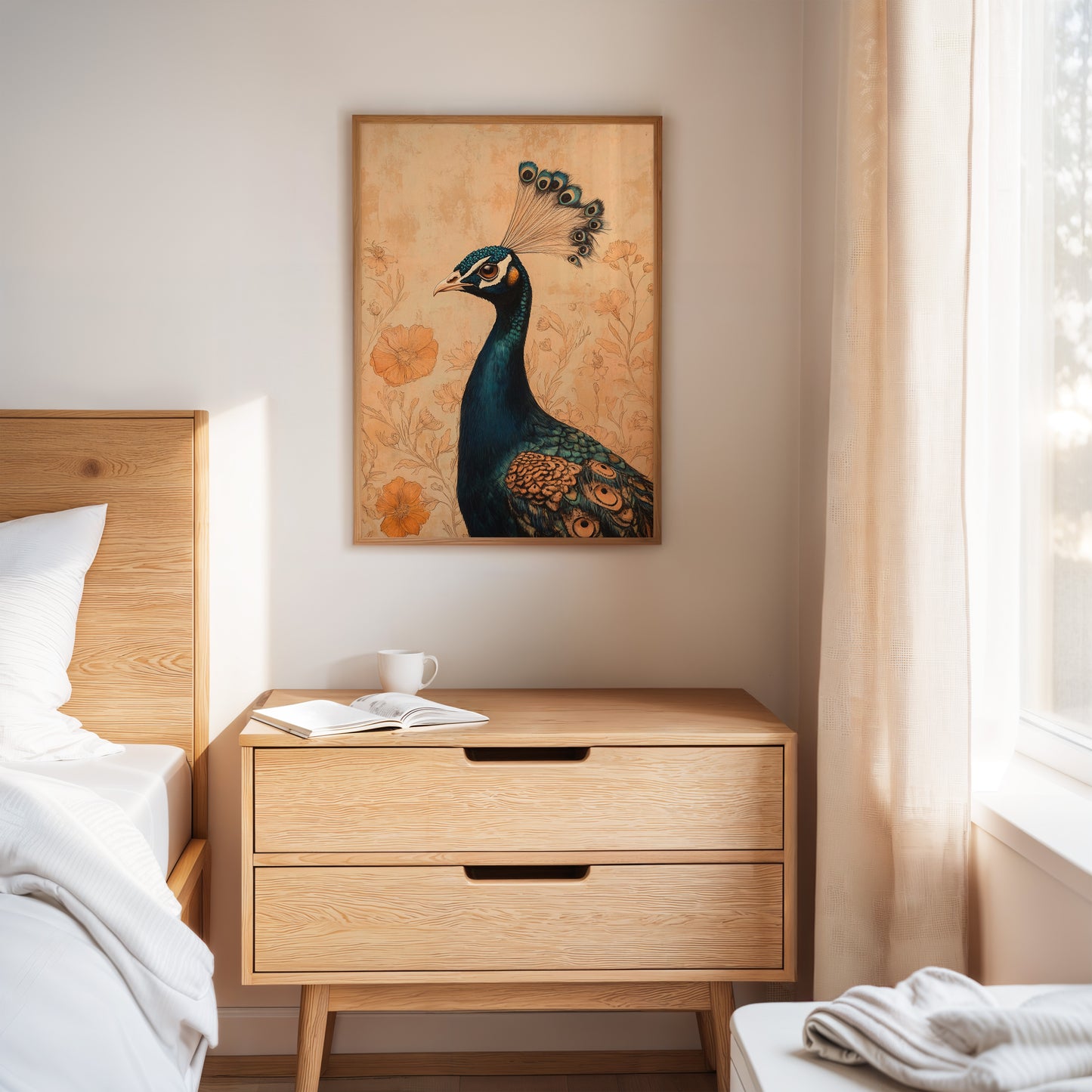 Poise and Petals in Copper and Teal