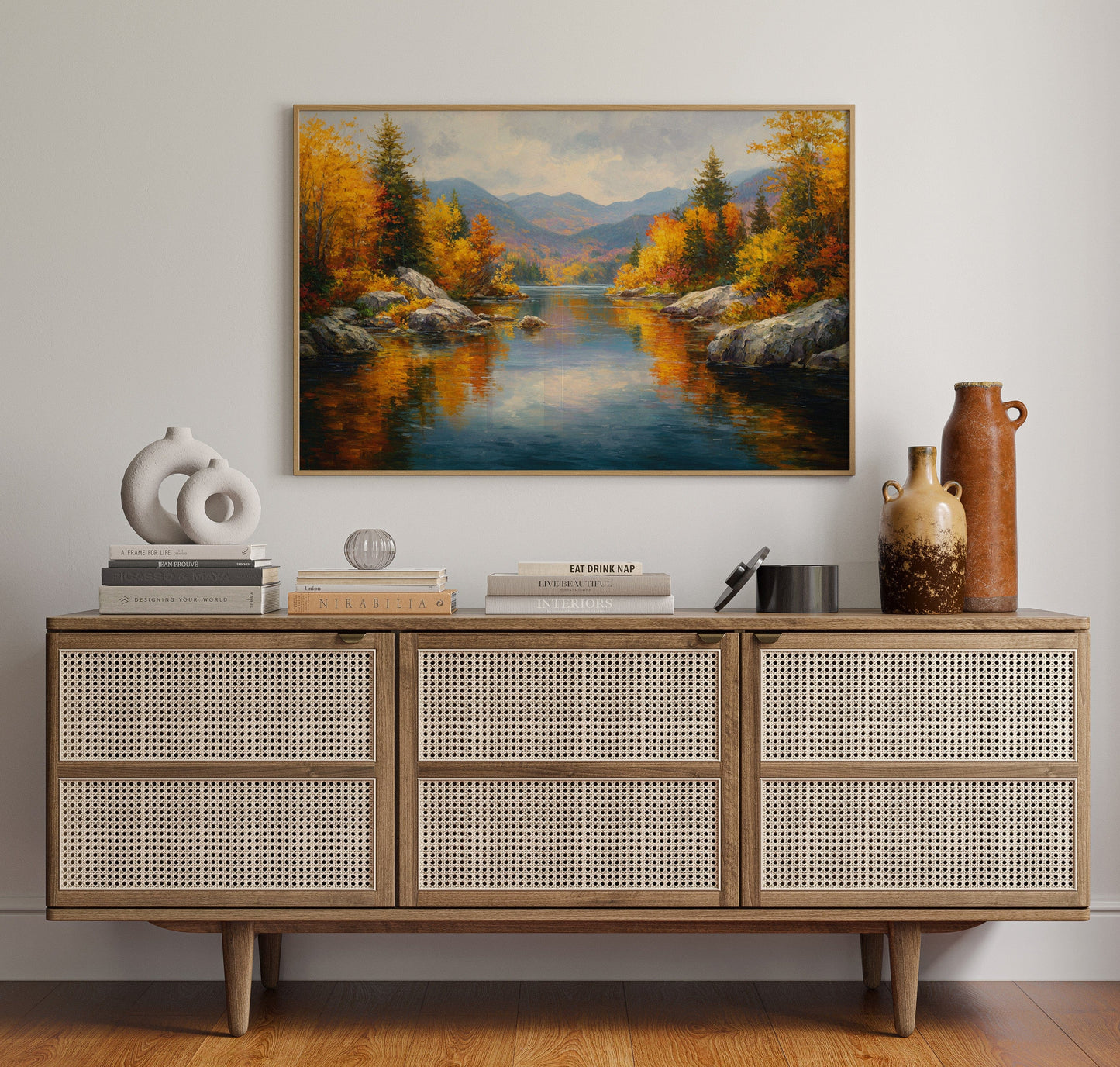 Mountain Lake Mirrors October's Glory