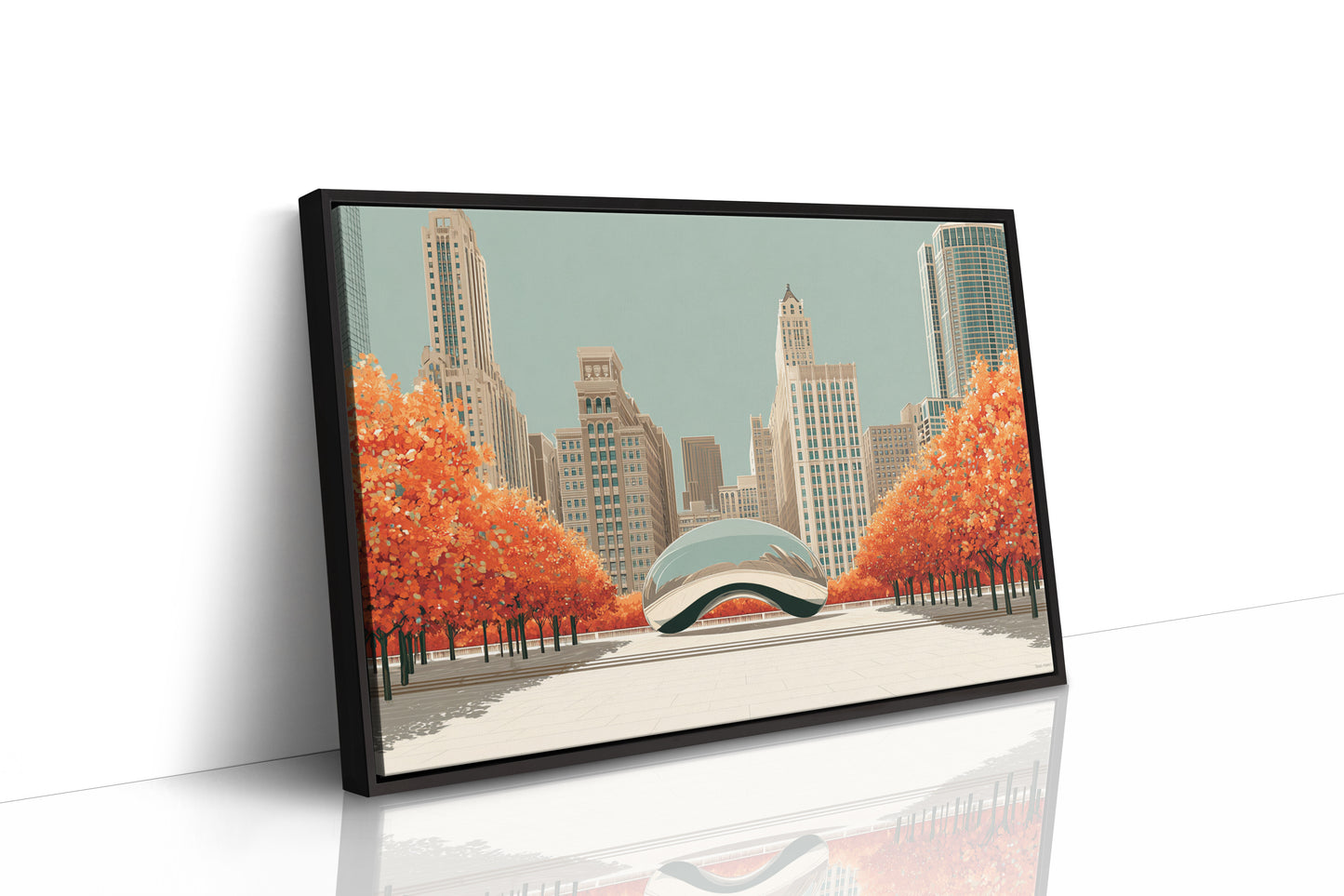 Autumn Flames Meet Steel Dreams