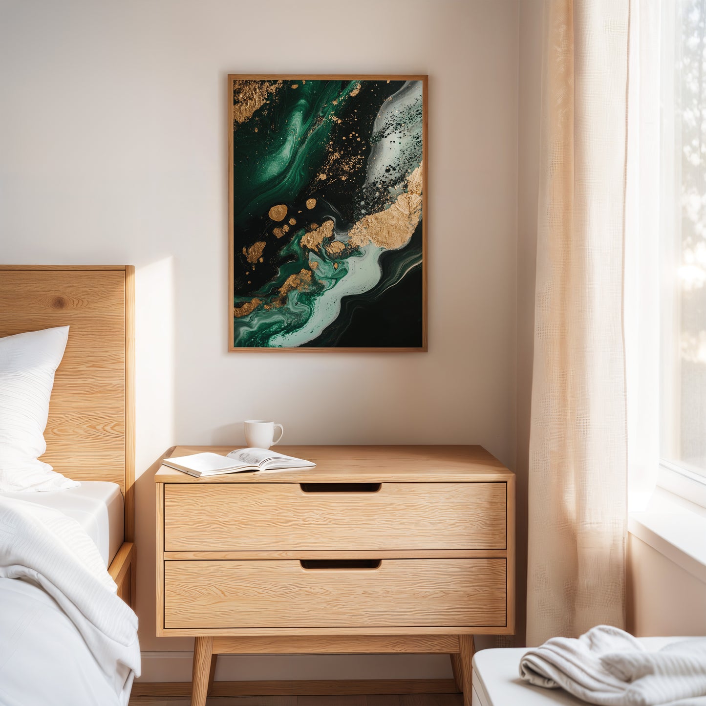 Emerald Rush with Gilded Horizon