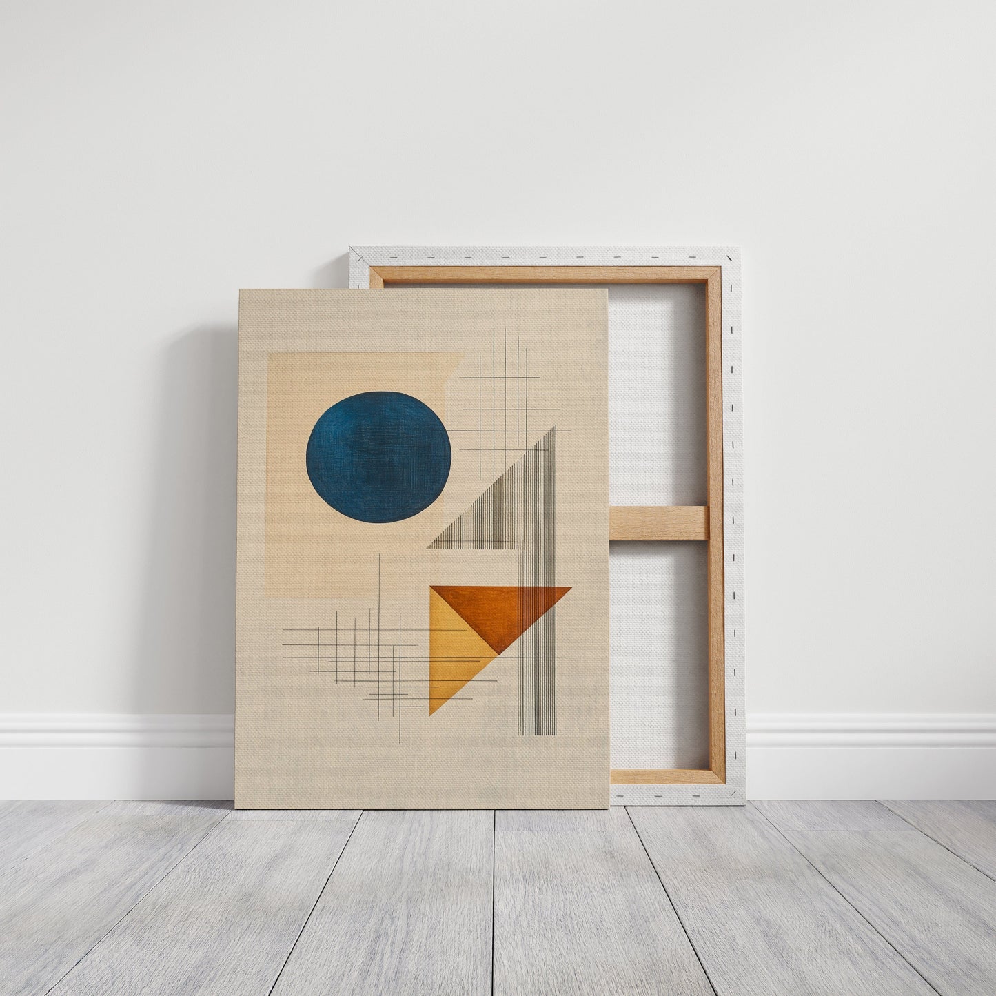 Geometry Speaks In Ocean Blue