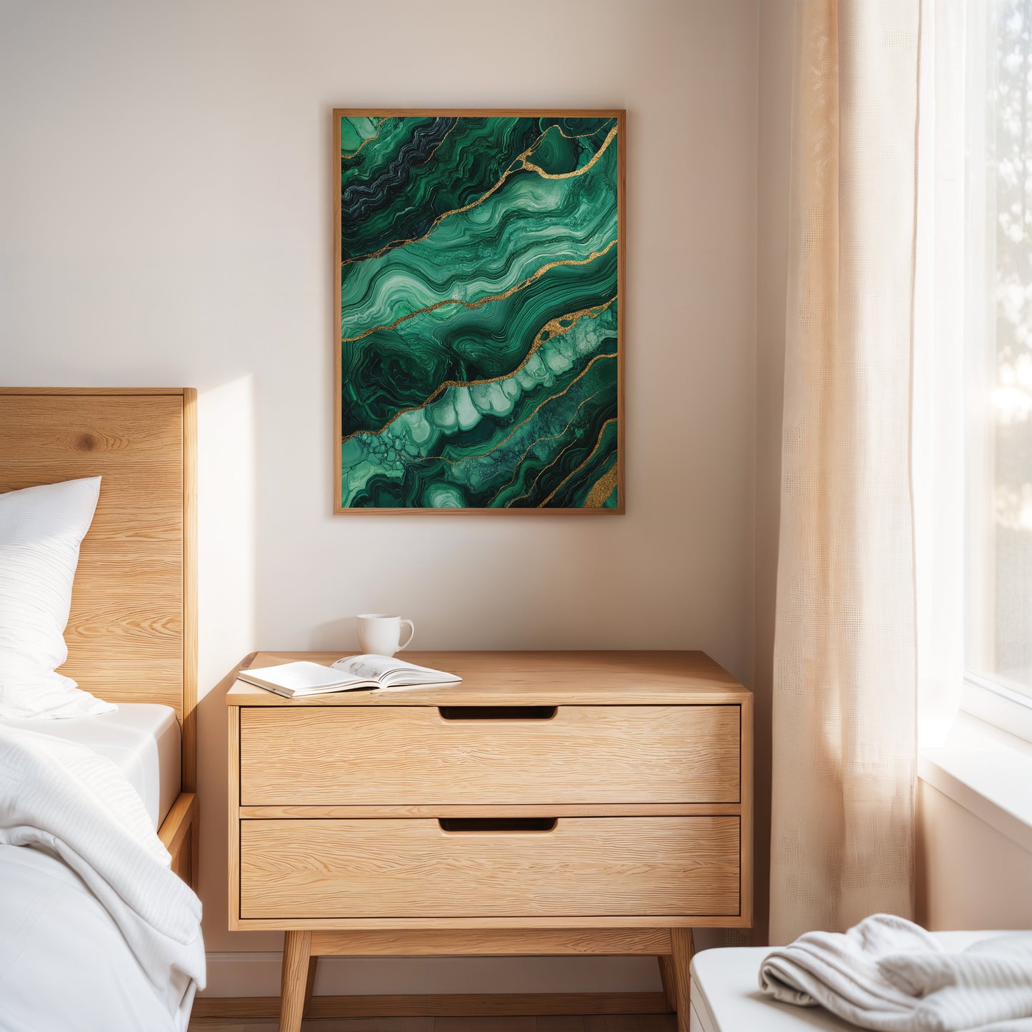 Veins of Emerald and Golden Earth