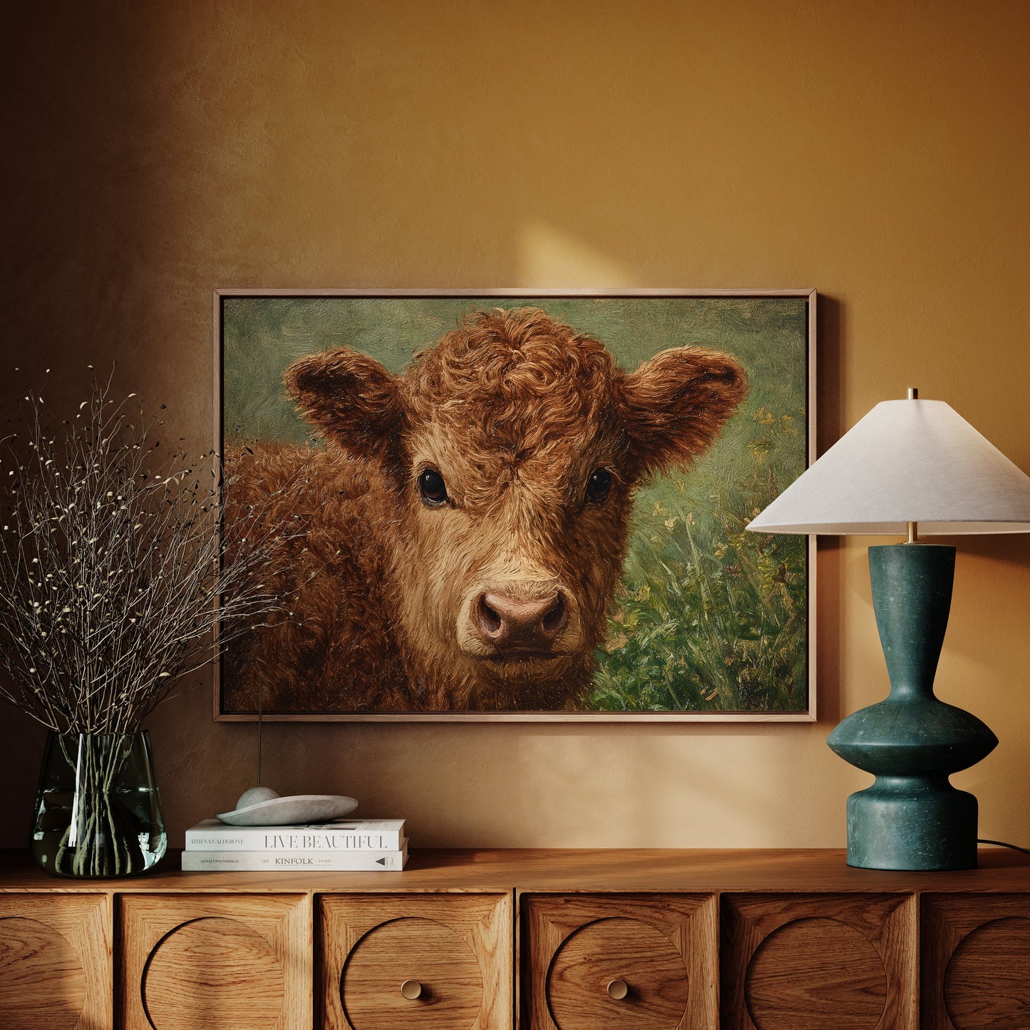 Sweet Summer Calf Holds Wonder