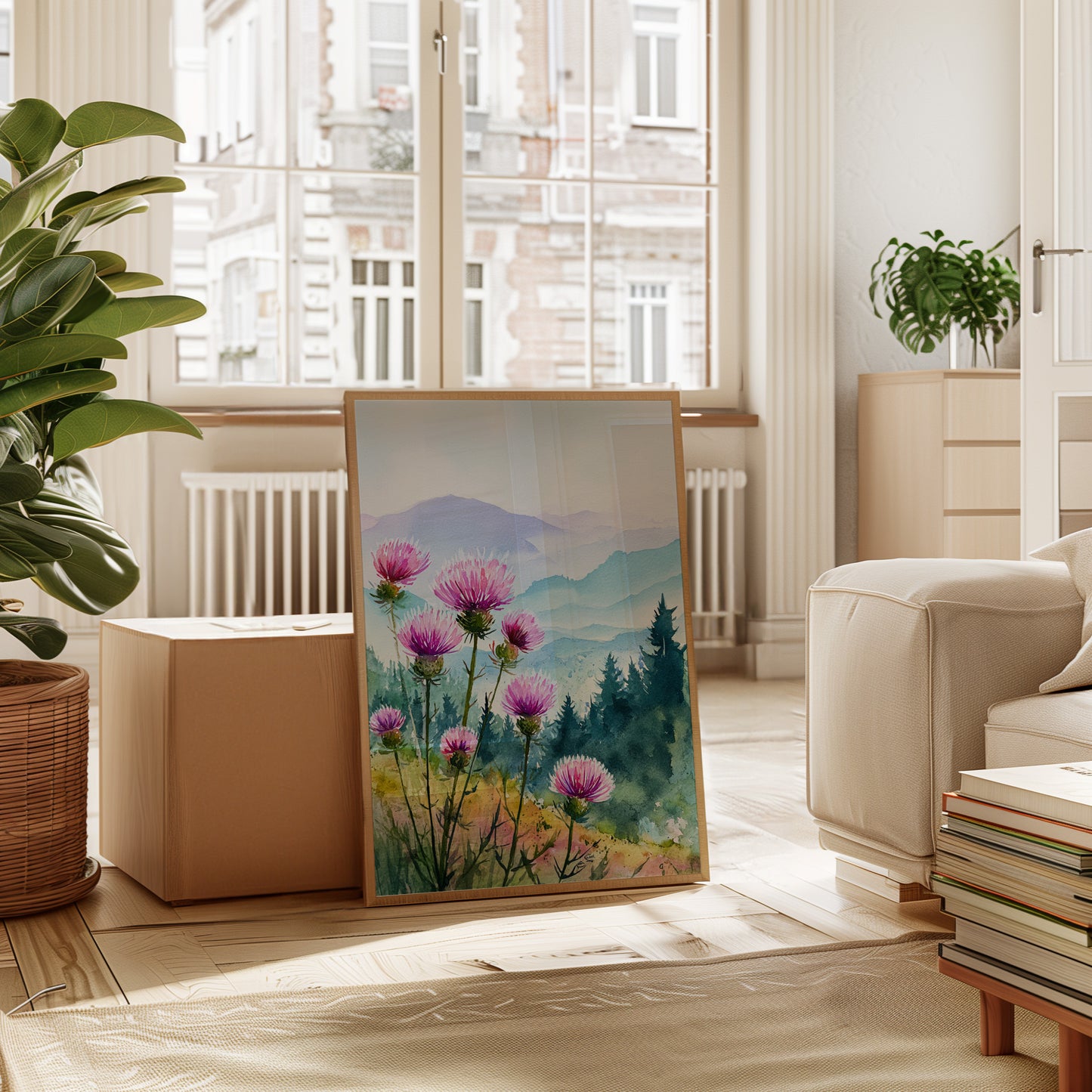 Blooming Hillsides in Morning Light