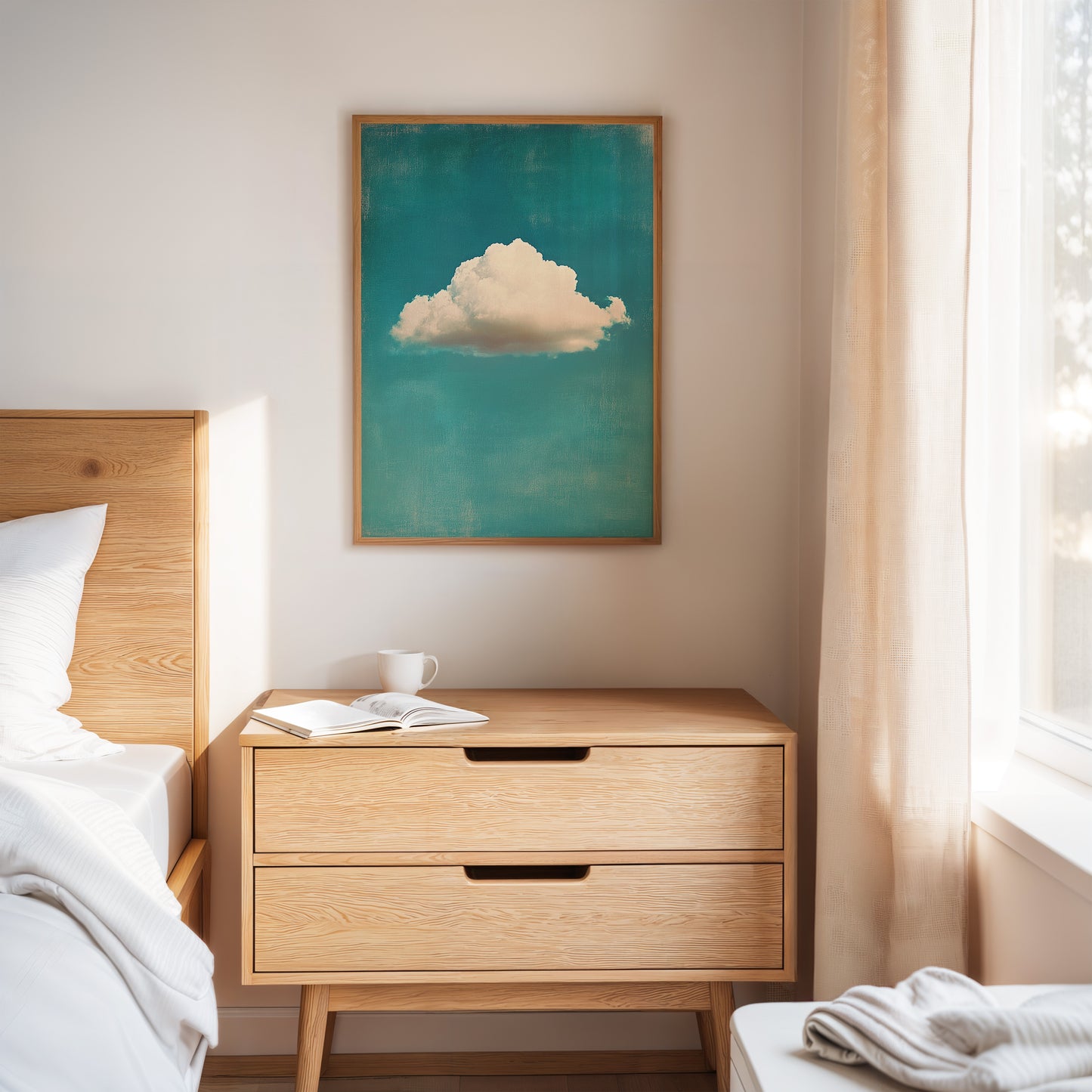 Daydream Cloud Over Turquoise Sky