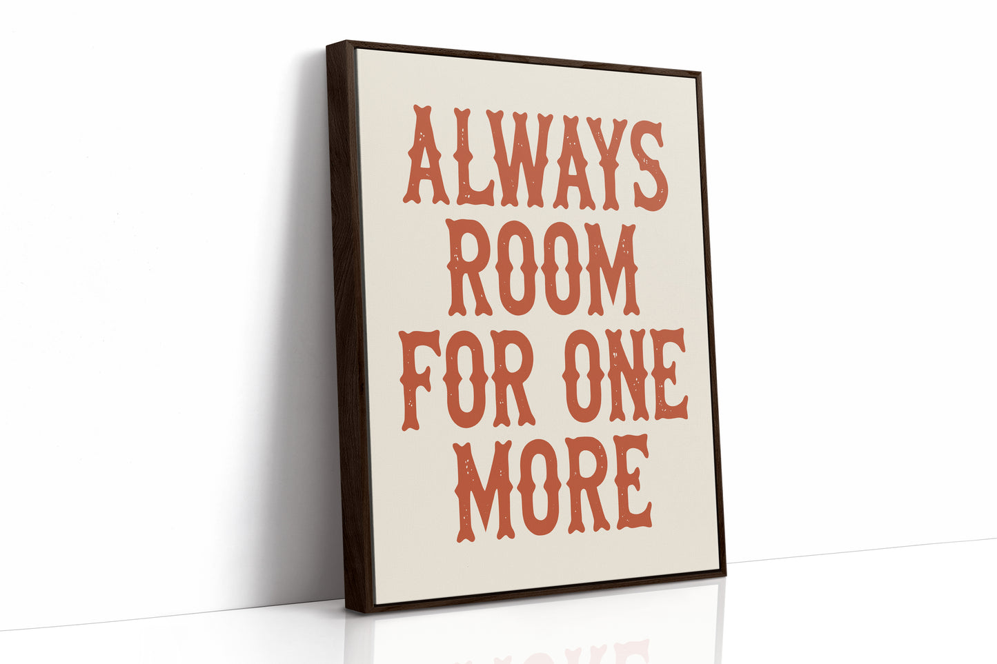 Always Room For One More