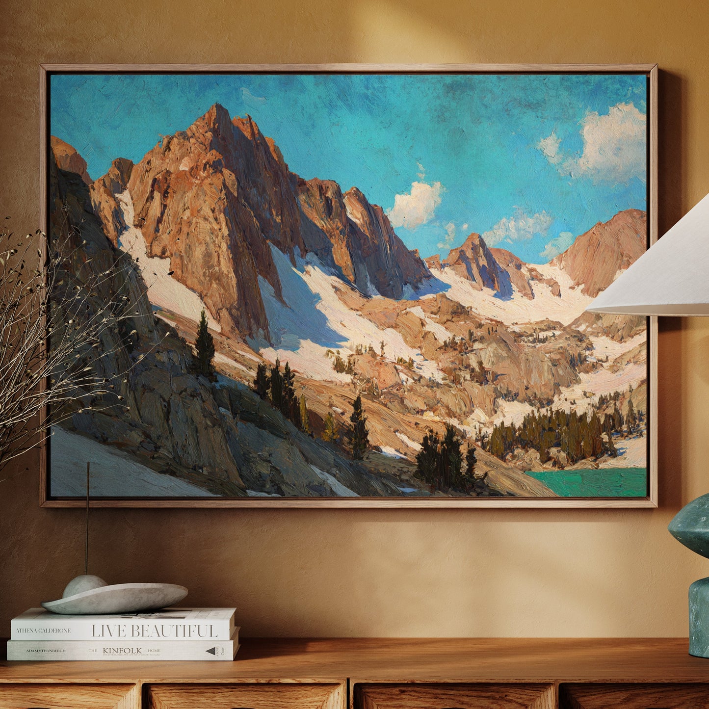 Alpine Peaks Touch Morning Light