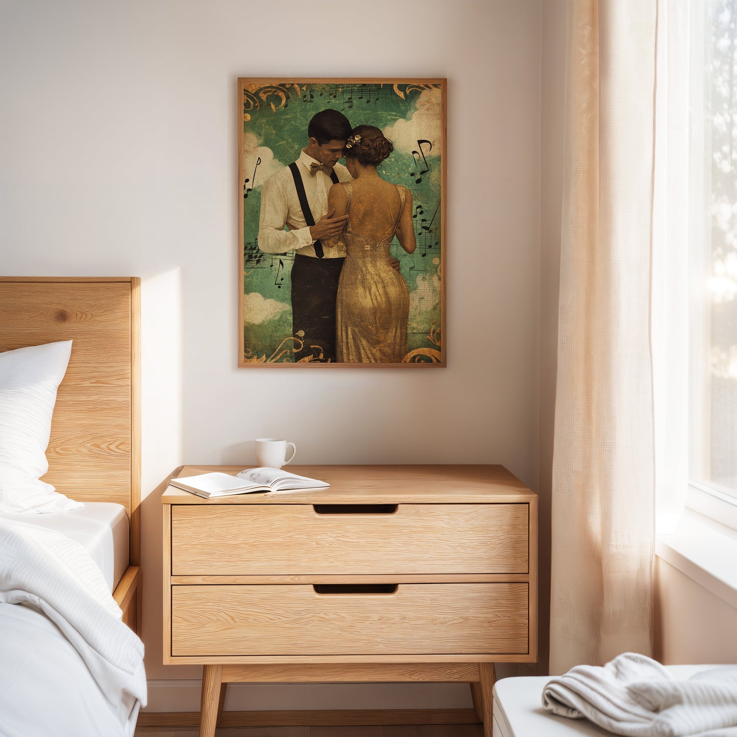 Golden Waltz Beneath the Music Sky