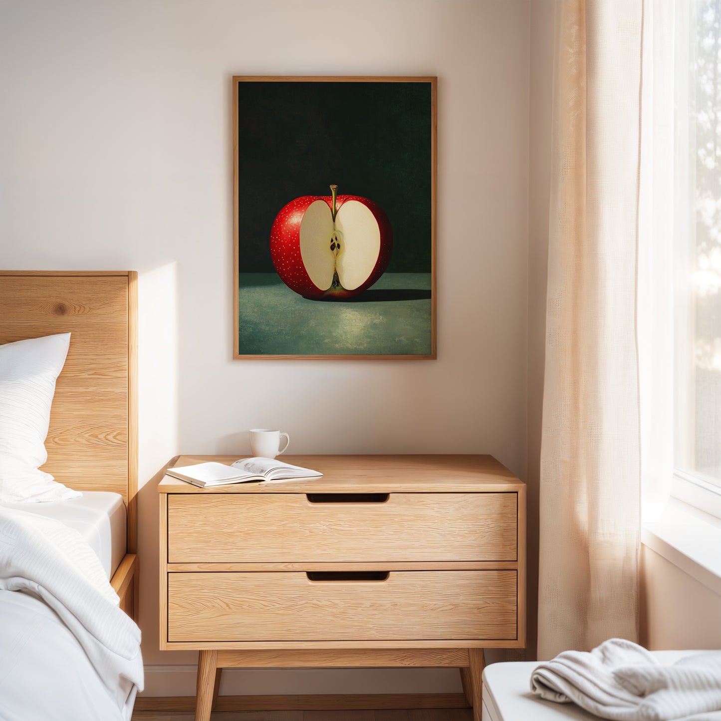 The Apple Divided in Stillness