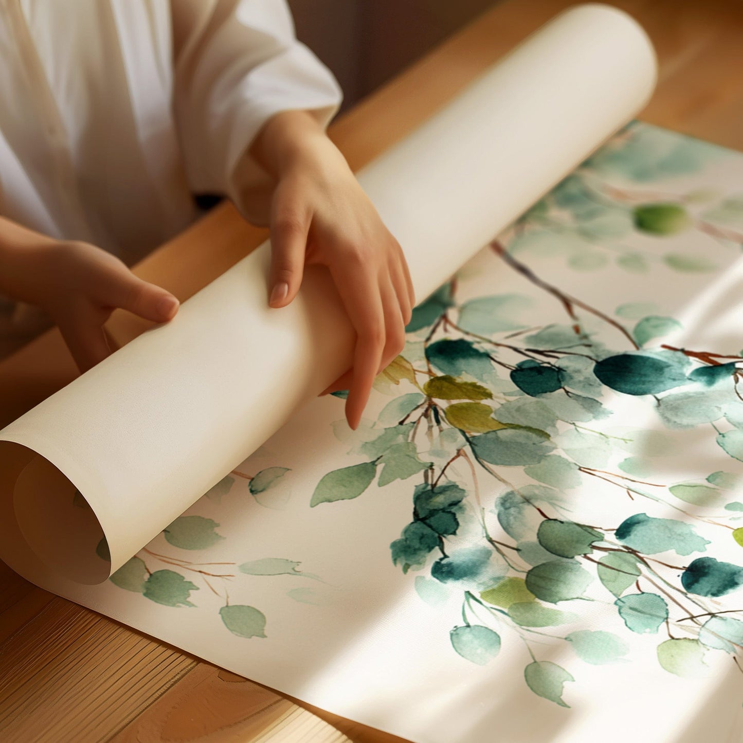 Jade Leaves Dance In Morning Light