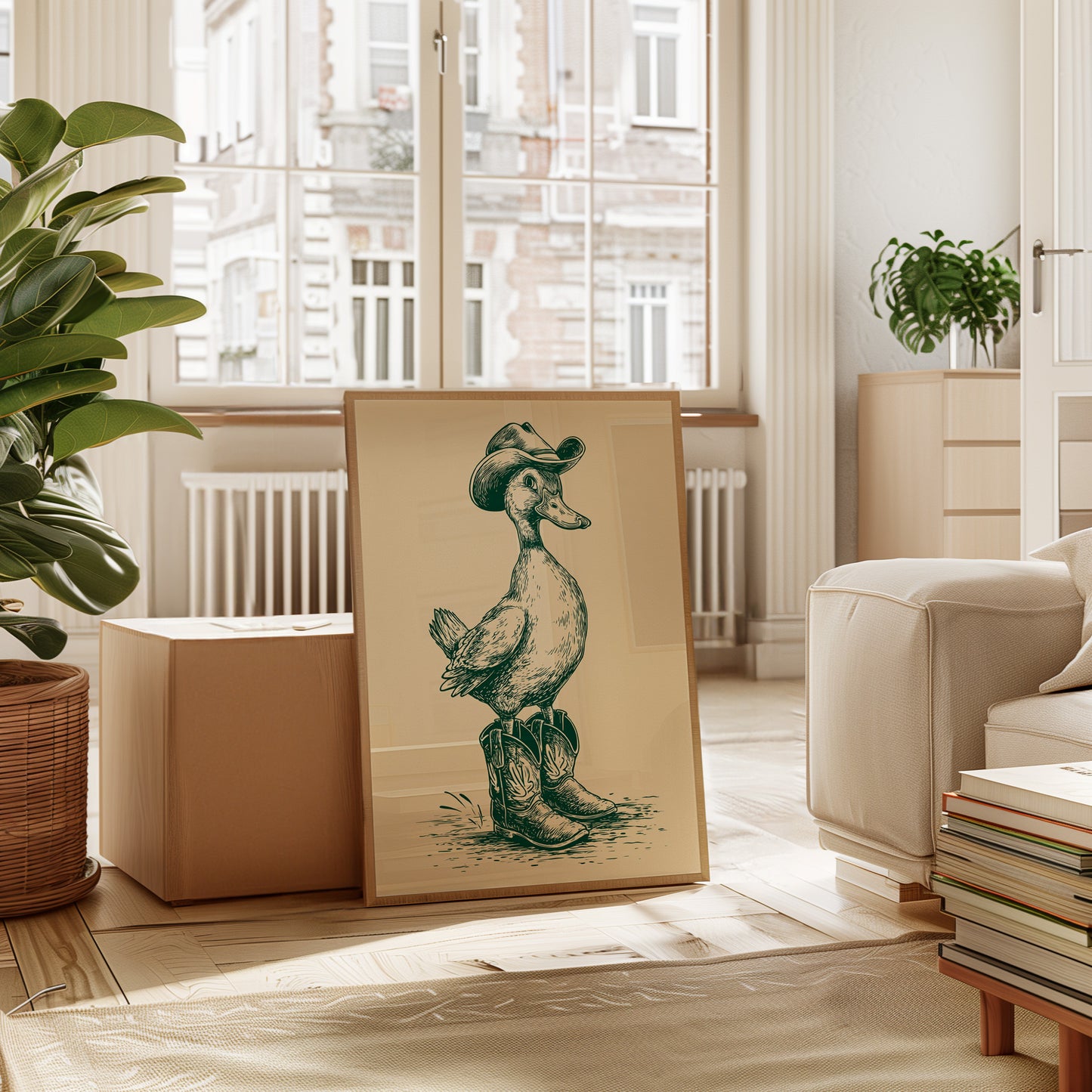 A Duck in Cowboy Boots