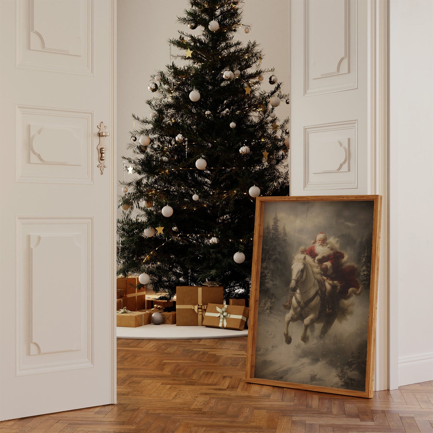 Through Winter Woods On Moonlit Steed