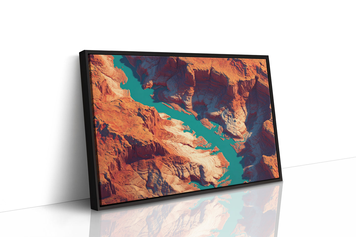 Turquoise Rivers Carve Ancient Stone