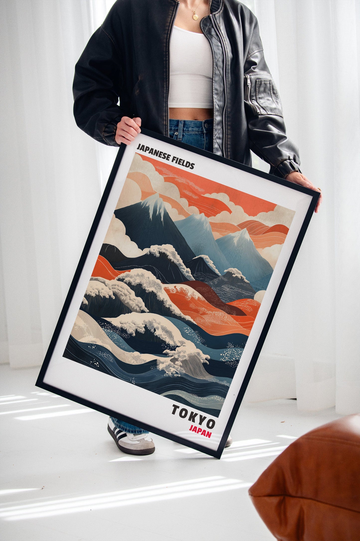 Japanese Fields – Mountain and Wave Harmony