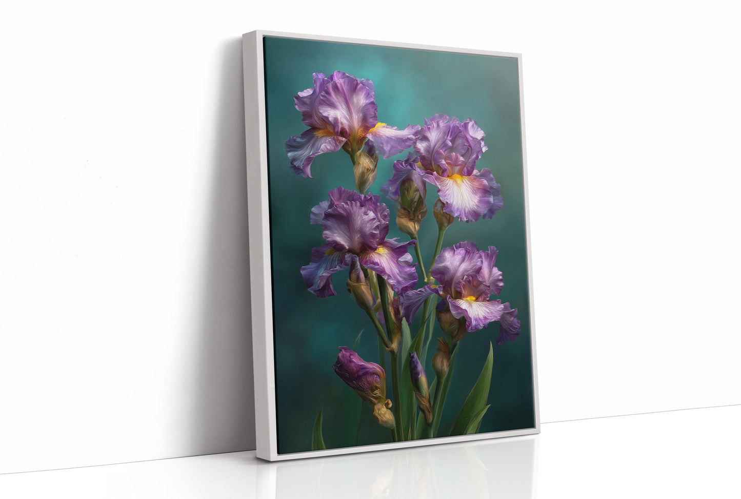 Irises Opening All at Once