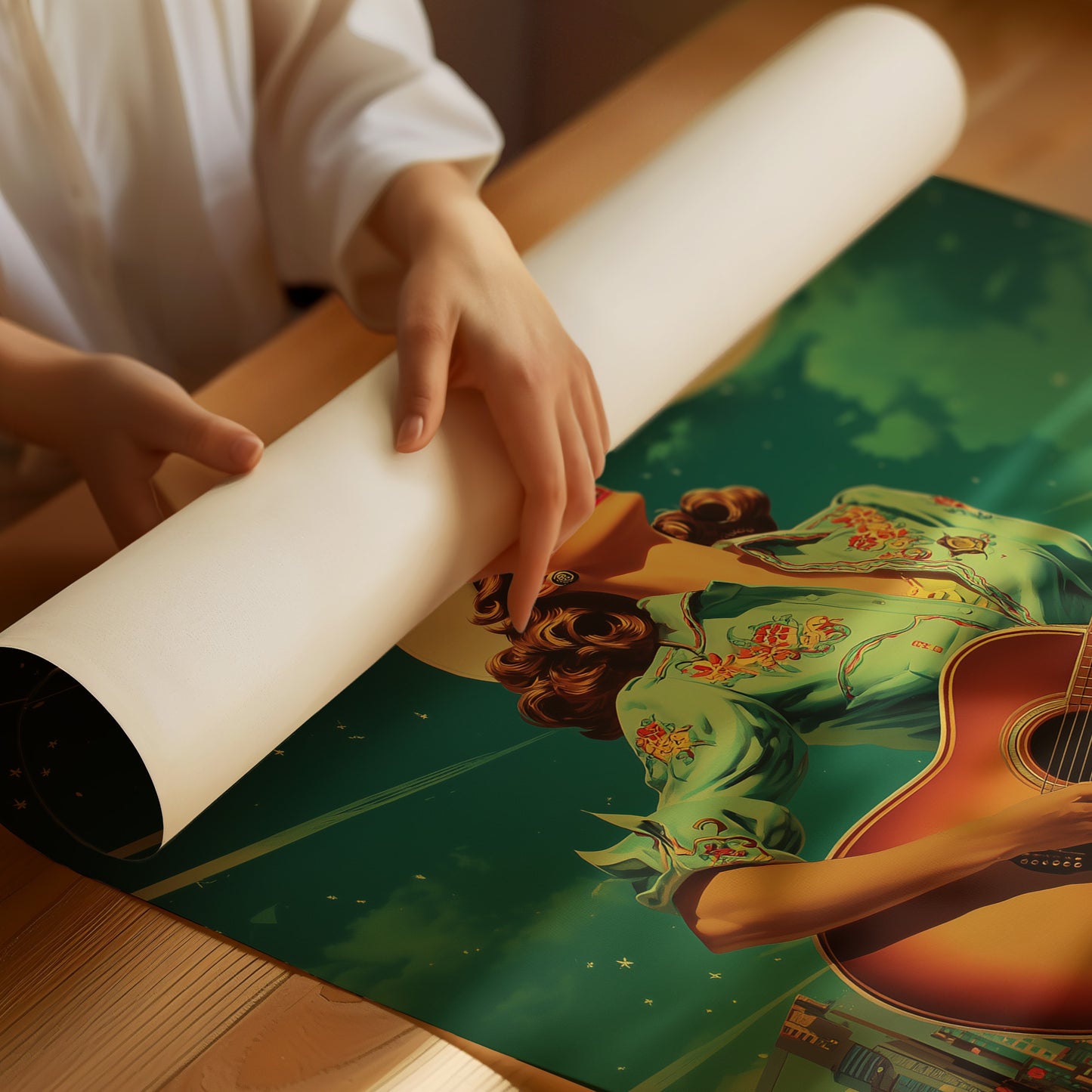 Moonlit Melodies Paint Nashville Green