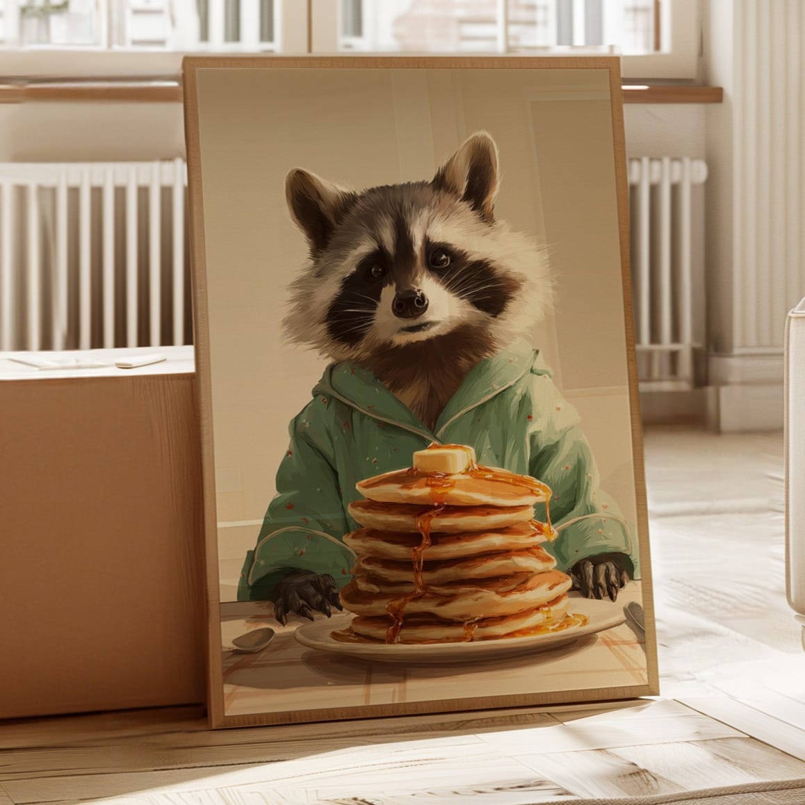 Morning Feast with a Furry Friend